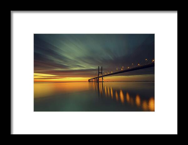 Portugal Framed Print featuring the photograph Morning Lights by Thomas Siegel