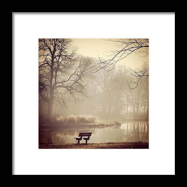 Beautiful Framed Print featuring the photograph Morning reflection by Aran Ackley