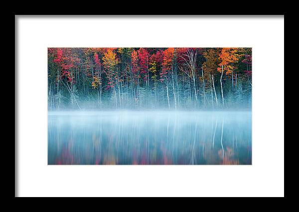Landscape Framed Print featuring the photograph Morning Reflection by John Fan