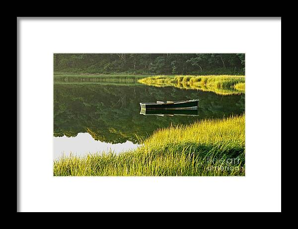 Reflection Framed Print featuring the photograph Morning Serenity by Jayne Carney