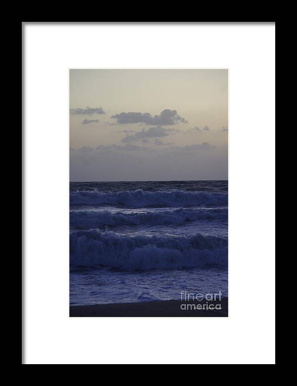 Florida Framed Print featuring the photograph Morning Surf by Tannis Baldwin