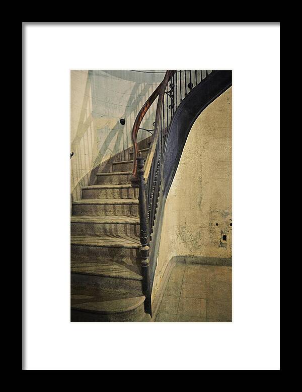 Morton Hotel Framed Print featuring the photograph Morton Hotel Stairway by Michelle Calkins