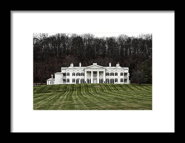 morven Park Framed Print featuring the photograph Morven Park Estate in Leesburg Virginia by Brendan Reals