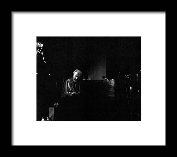 Jazz Framed Print featuring the photograph Mose Allison 2 by Lee Santa