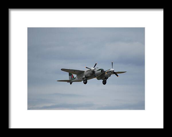 Aviation Framed Print featuring the photograph Mosquito by Mark Alan Perry
