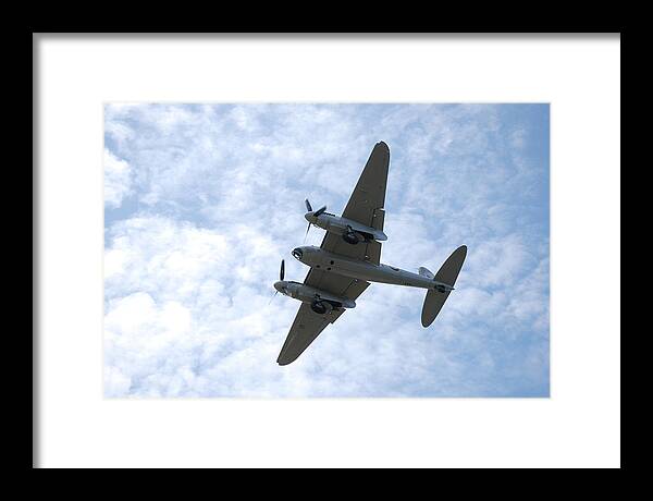 Aviation Framed Print featuring the photograph Mosquito on final approach by Mark Alan Perry