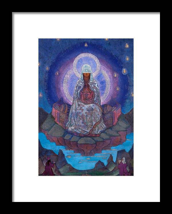 1930's Framed Print featuring the painting Mother of the World by Nicholas Roerich