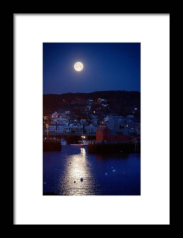 Motif #1 Framed Print featuring the photograph Motif number 1 moon by Jeff Folger