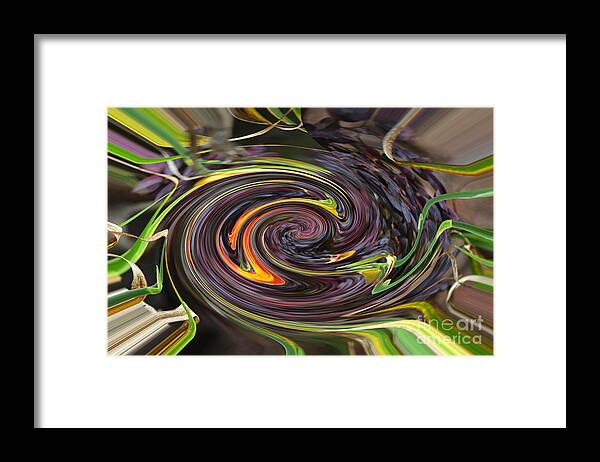 Color Photography Altered Framed Print featuring the digital art Motion I by Jim Fitzpatrick