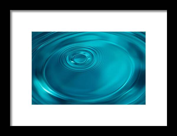 Water Framed Print featuring the photograph Motion on Water Surface by Andreas Berthold