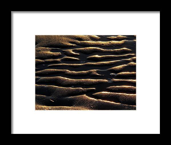 Sand Framed Print featuring the photograph Moulded Sand by Suzy Piatt