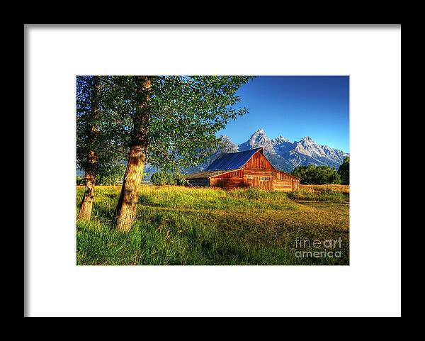 Moulton Barn Framed Print featuring the photograph Moulton's Barn 3 by Mel Steinhauer