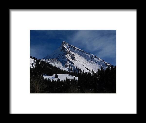 Mount Crested Butte Framed Print featuring the photograph Mount Crested Butte by Raymond Salani III