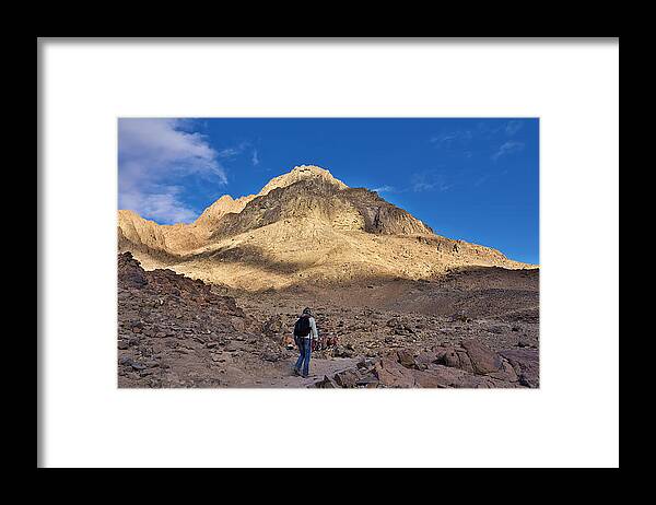 Desert Framed Print featuring the photograph Mount Sinai by Ivan Slosar
