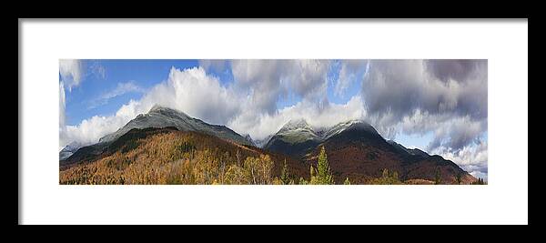 Mount Framed Print featuring the photograph Mount Washington with Autumn Snow by Gregory Scott