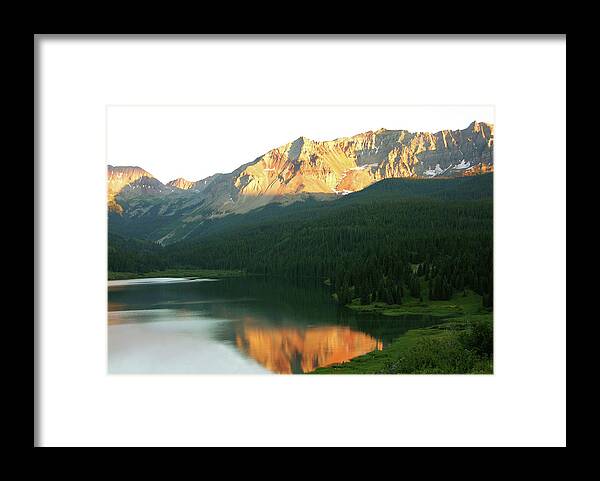 Mountain Framed Print featuring the photograph Mountain Lake by James Knight