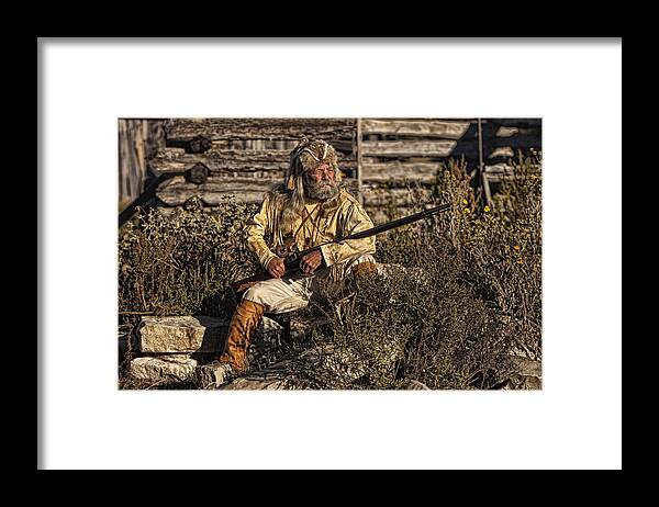 Holding Framed Print featuring the photograph Mountain Man by Jack Milchanowski