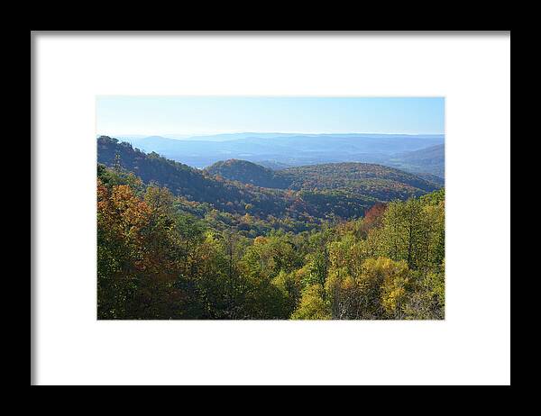 Scenics Framed Print featuring the photograph Mountain Scenery In West Virginia by Aimintang