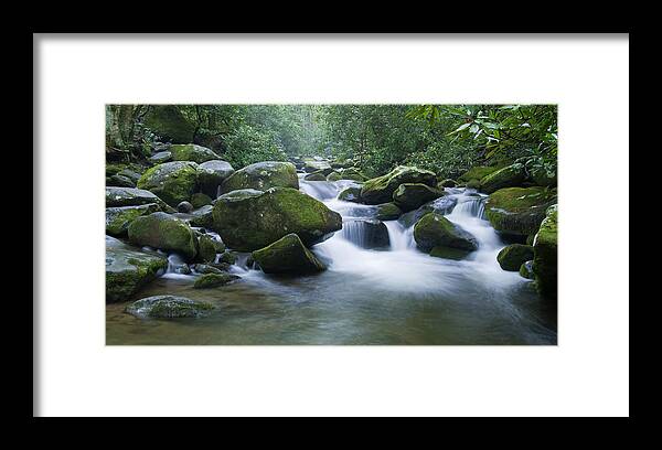 Brook Framed Print featuring the photograph Mountain Stream 2 by Larry Bohlin