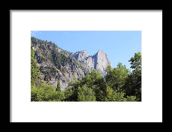 Mountains Framed Print featuring the photograph Mountain. Yosemite by Masha Batkova