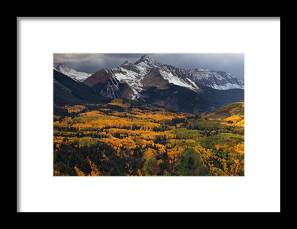 Colorado Landscapes Framed Print featuring the photograph Mountainous Storm by Darren White