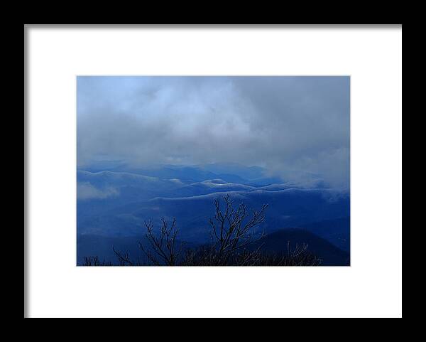 Landscape Framed Print featuring the photograph Mountains And Ice by Daniel Reed