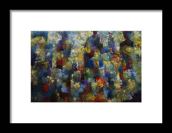Ugandan Painters Framed Print featuring the painting Move On by Ronex Ahimbisibwe