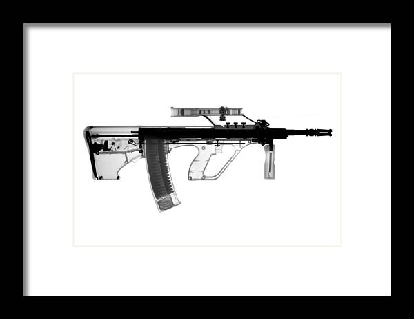 Gun Collectible Framed Print featuring the photograph Msar STG-556 by Ray Gunz