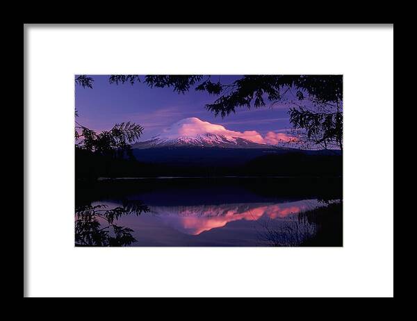  Framed Print featuring the photograph Mt. Hood Sunrise by Ken Dietz