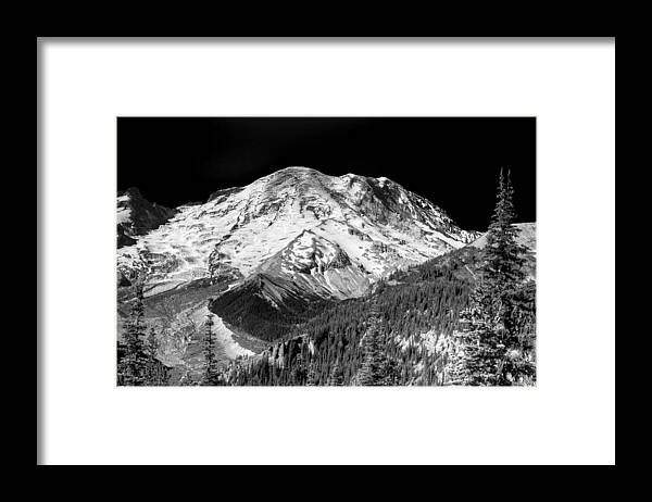 Mt. Rainier Vii Framed Print featuring the photograph Mt. Rainier VII by David Patterson
