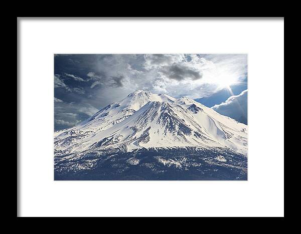 Mt Shasta Framed Print by Athala Carole Bruckner