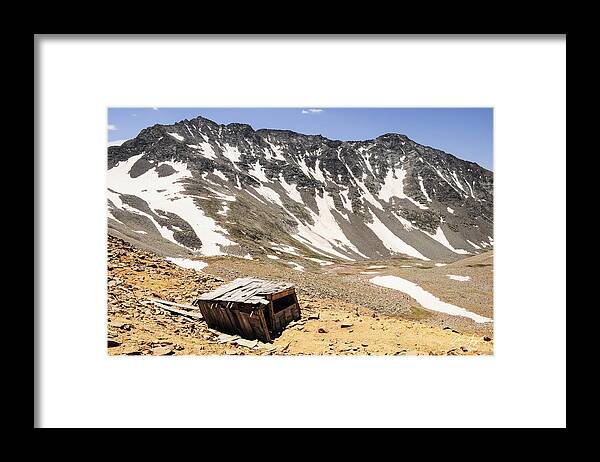 Mt. Wilson Framed Print featuring the photograph Mt. Wilson and El Diente Peak by Aaron Spong