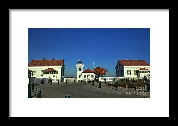Lighthouse Framed Print featuring the photograph Mukilteo Lighthouse 2 - Seattle by Rod Best