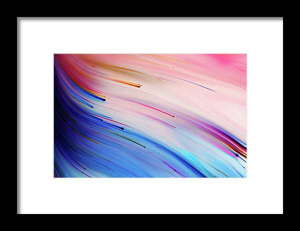 California Framed Print featuring the photograph Multi Color Dyes Exploding In Liquid by Mimi Haddon