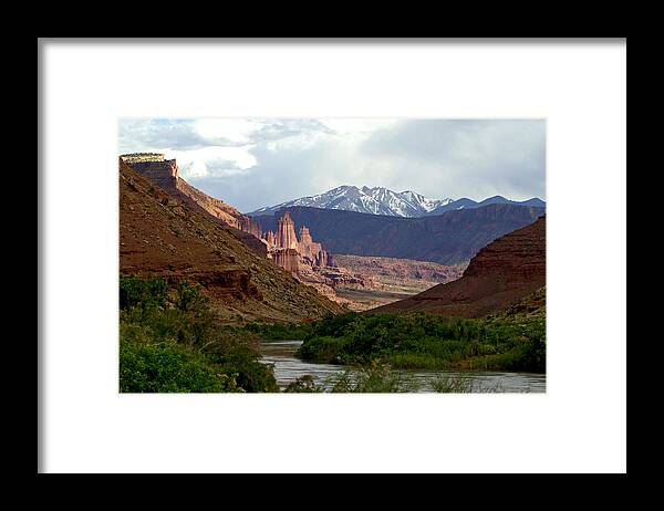 Utah Framed Print featuring the photograph Multiple Climates by Jeremy Rhoades