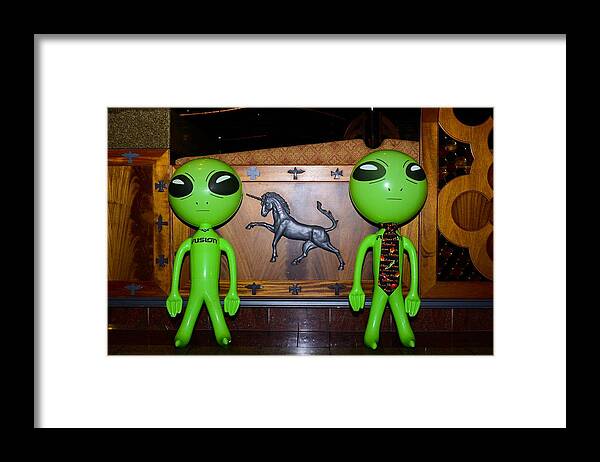Alien Framed Print featuring the photograph Multiple Myths by Richard Henne