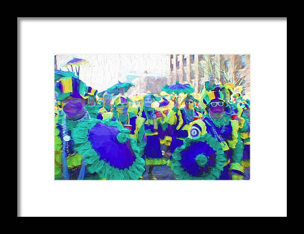 Mummers Framed Print featuring the photograph Mummers Ruffled by Alice Gipson