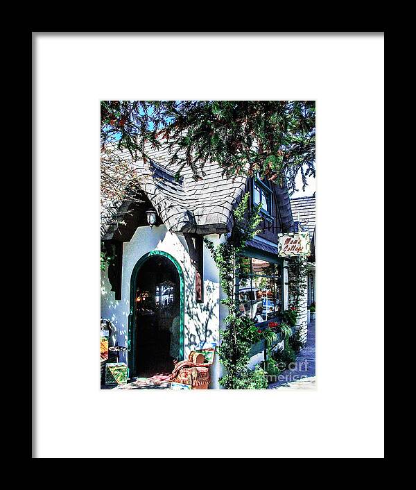 Sky Framed Print featuring the digital art Mums Cottage by Janice OConnor