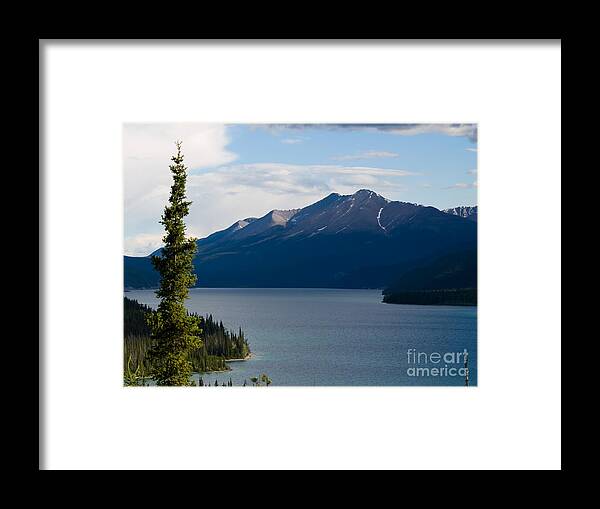  Muncho Lake Framed Print featuring the photograph Muncho Lake by Tara Lynn