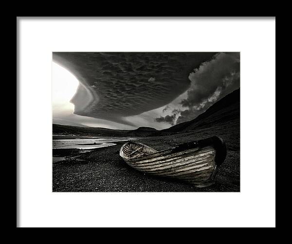 Boat Framed Print featuring the photograph Murky by ?orsteinn H. Ingibergsson