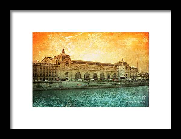 Paris Framed Print featuring the photograph Musee D'Orsay Old World by Carol Groenen