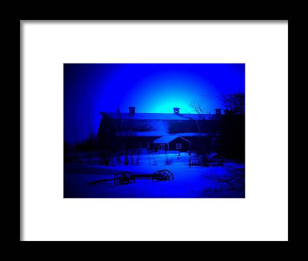Blue Framed Print featuring the photograph My Blue Haven by Larry Trupp