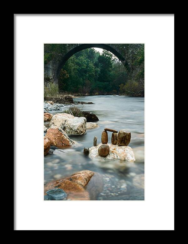 River Framed Print featuring the photograph Mystic River I by Marco Oliveira