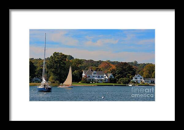 Mystic Framed Print featuring the photograph Mystic Views by Tammie Miller
