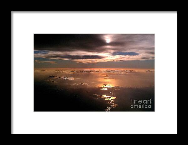 Gulf Of Mexico Framed Print featuring the photograph Mystical Flight by Lora Duguay