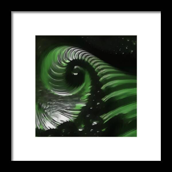 Chaos Framed Print featuring the digital art Mythic Worlds by Jeff Iverson
