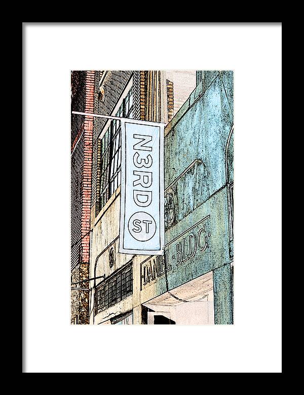 N3rd Street Framed Print featuring the photograph N3RD Street by Michael Porchik