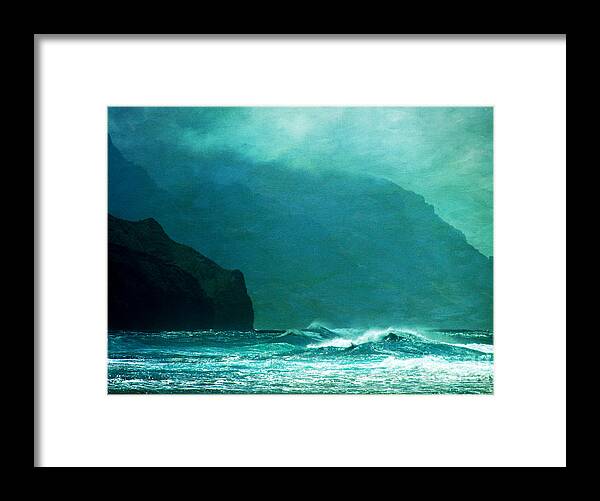 Kauai Framed Print featuring the photograph Na Pali Coast by Roselynne Broussard