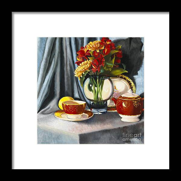 Still Life Framed Print featuring the painting The Legacy by Marlene Book