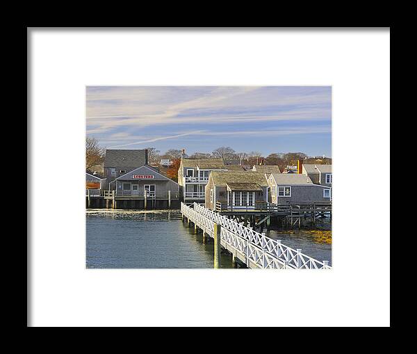 Nantucket Framed Print featuring the photograph Nantucket Harbor II by Marianne Campolongo